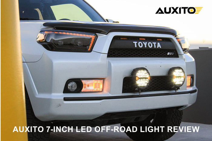 AUXITO 7-Inch LED Off-Road Light Review: A Game-Changer for Your Night Trails!