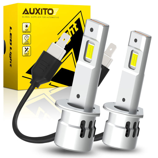 2024 Upgraded H1 LED Headlight Bulb 20000LM Super Bright H1LL LED Bulbs with Fan