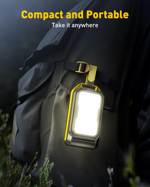 2024 World's First AUXITO Dual-Panel LED Jump Starter with Patented Design, 2500LM Light for All Gas & Up to 12L Diesel Engines