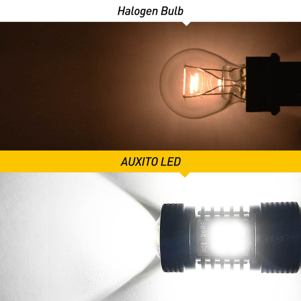 3157 3156 LED Bulbs with Projector for Car Tail Lights Reverse Back up Lights, White