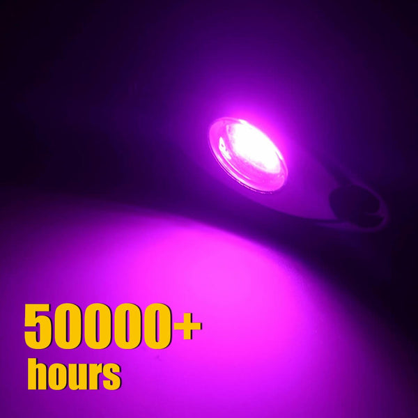 4pcs LED Rock Lights For Jeep Off-Road Truck UTV ATV Underbody Wheel Light-9 LEDs per Light