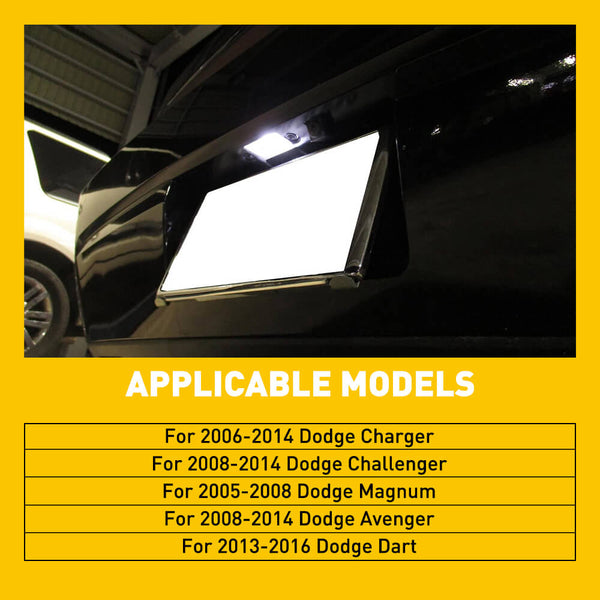 6000K White LED License Plate Light Kit For Dodge Charger Challenger Magnum Avenger Dart