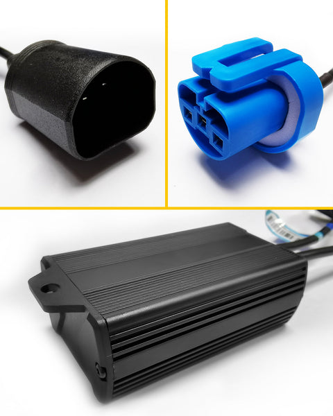 9007 HB5 Canbus Decoder Anti-Flicker Harness LED Bulbs Decoder Error Free