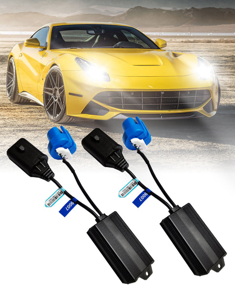 9007 HB5 Canbus Decoder Anti-Flicker Harness LED Bulbs Decoder Error Free