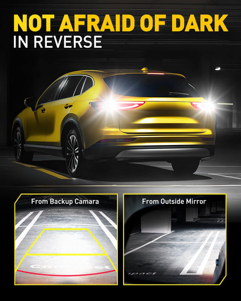 921 912 T15 Brightest LED Reverse Back Up Light Bulb with Fan | CANBUS Error Free 6000K White