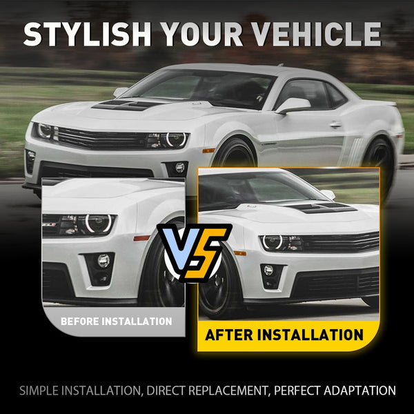 Amber LED Side Marker Light Reflector for Chevrolet Camaro 2010-2015, Front Bumper