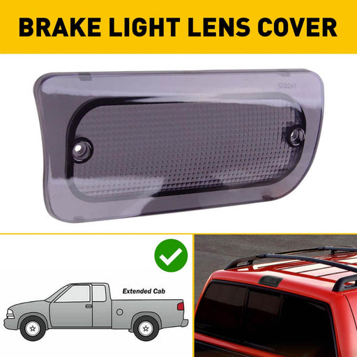 AUXITO 3rd Brake Light Lens Cover Fits 1994-2004 Chevy S-10, GMC Sonoma (Extended Cab Only)
