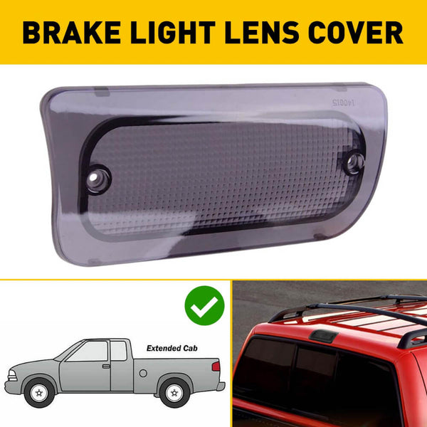 AUXITO 3rd Brake Light Lens Cover Fits 1994-2004 Chevy S-10, GMC Sonoma (Extended Cab Only)