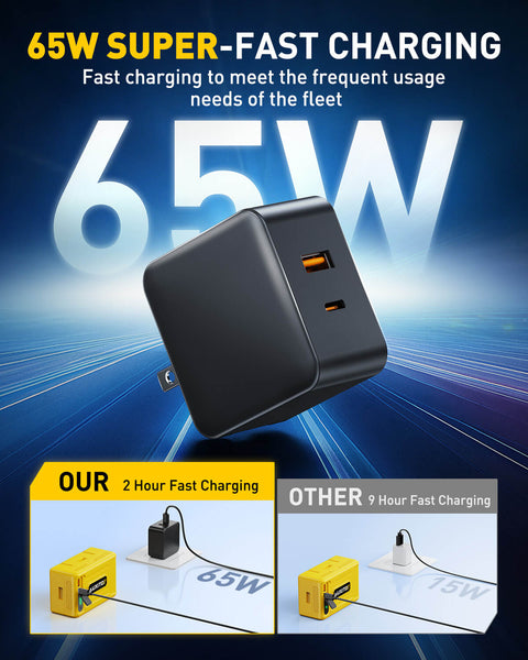 AUXITO AT1 150PSI Heavy Duty Tire Inflator, 26000mAh Power Station & 65W Fast Charging