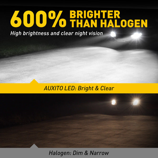 AUXITO H11 LED Bulb 6000K Cool White 100W 20000lm