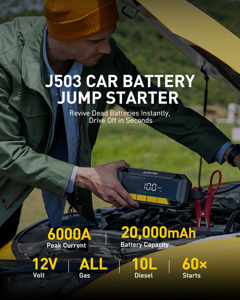 AUXITO J503 Portable 6000A Jump Starter 12V Battery Jump Box for Car & Truck