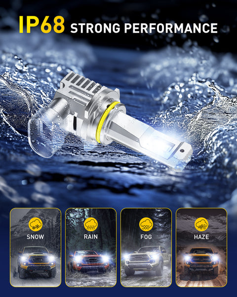 AUXITO M6 Series HB4/9006 LED Headlight Bulbs