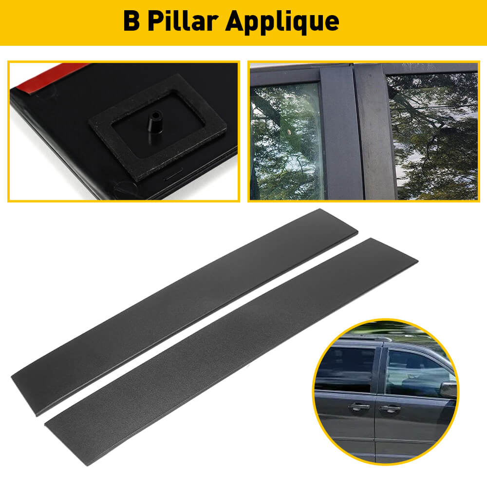 B Pillar Door Pillar Trim For 2008-2020 Dodge Grand Caravan, 2008-2016 Chrysler Town & Country