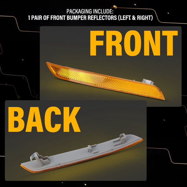 Bumper Reflector Side Marker Light for BMW X6 E71/E72 2008-2014, Amber