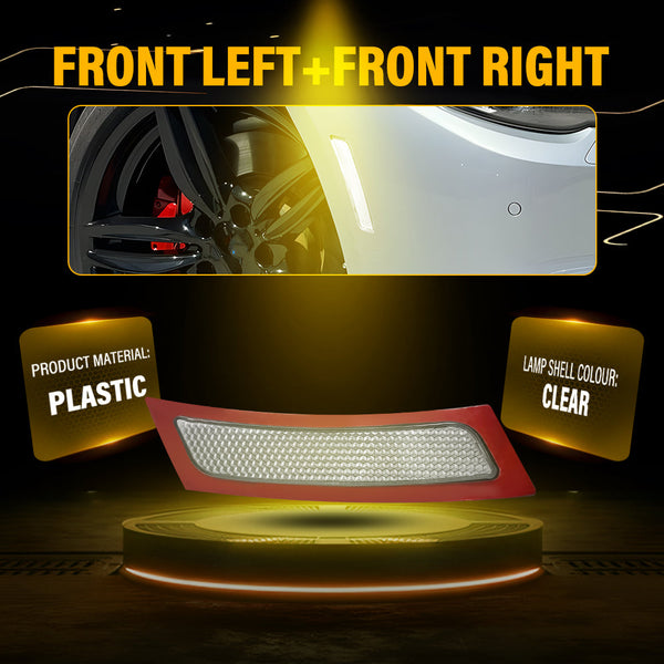 Clear Bumper Reflector Side Marker Light for BMW 5 Series F10 2011-2016