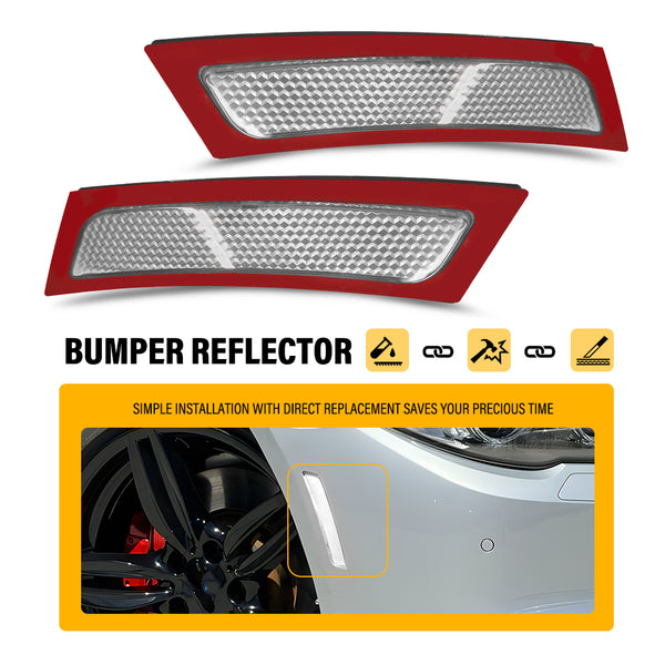 Clear Bumper Reflector Side Marker Light for BMW 5 Series F10 2011-2016