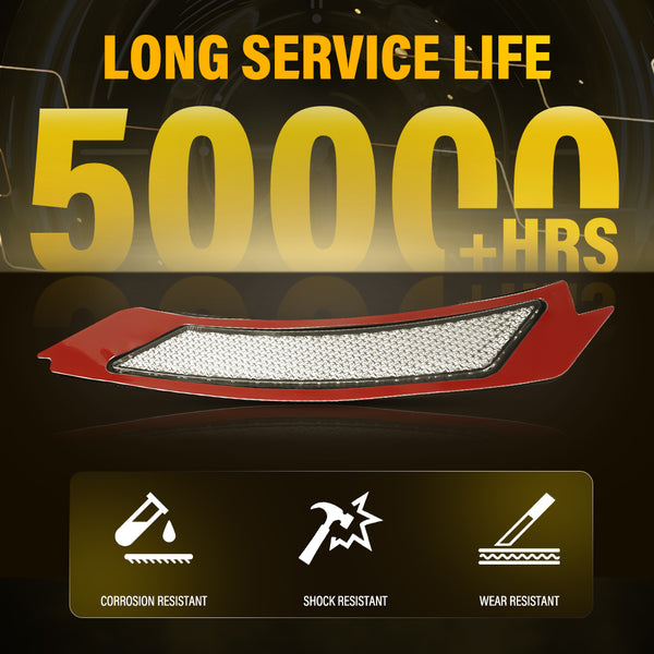 Clear Bumper Reflector Side Marker Light for BMW E90/E91 LCI Sedan 2009-2011