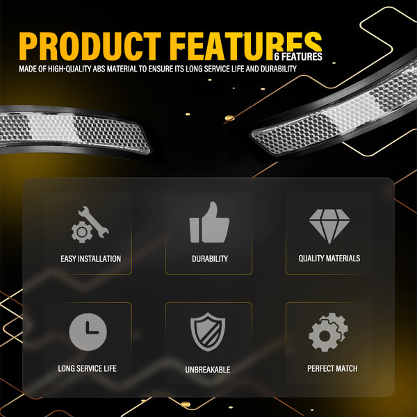 Clear/Smoked LED Bumper Reflector Side Marker Light for BMW E92/E93 Coupe 2007-2013