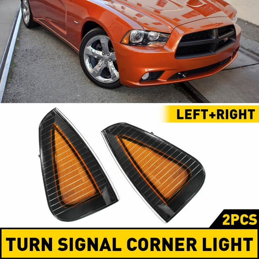 Corner Light Turn Signal Light for 2006 Dodge Charger Daytona, 2006-2007 Charger Base, 2006-2010 Dodge Charger (with Halogen Bulb)