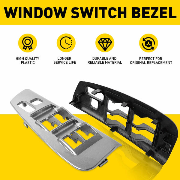 Driver Side Window Switch Bezel Plate For 2003-2008 Toyota Matrix, Pontiac Vibe etc.