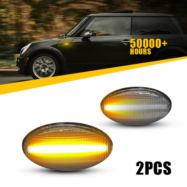Dynamic LED Side Marker Light for Mini Cooper R50/R52/R53 2002-2008, Front Fender