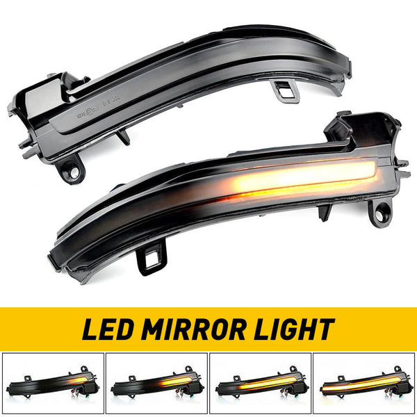Dynamic Sequential LED Side Mirror Turn Signal Light for BMW 1/2/3/4 Series, X1, E84, i3 Models