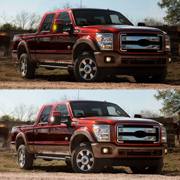 For 2008-2016 Ford F-250 F-350 F-450 F-550 SD | 2013-2014 Ford F150 LED Rearview Side Mirror Turn Signal Light