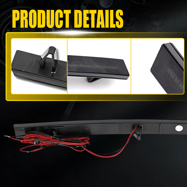 For 2014-2019 Chevrolet Corvette C7 Smoked Len Red LED Rear Bumper Reflector Lights