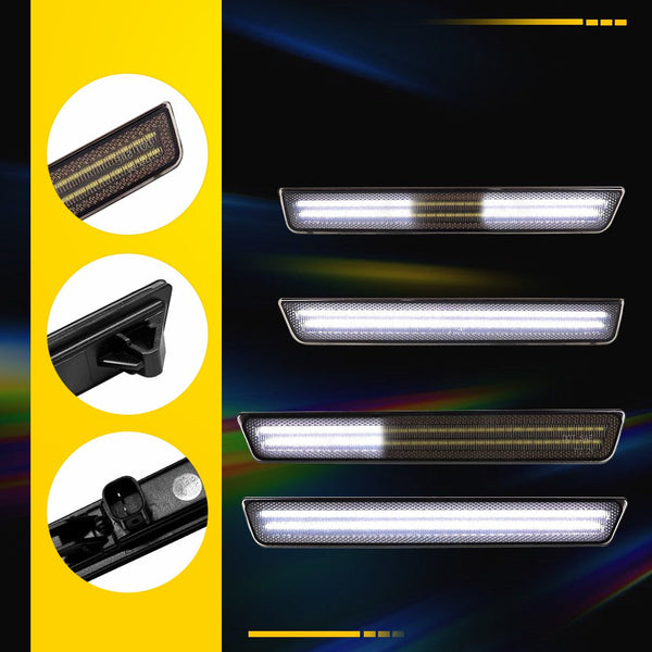 Front LED Side Marker Light for Dodge Challenger 2015-2022, Dynamic