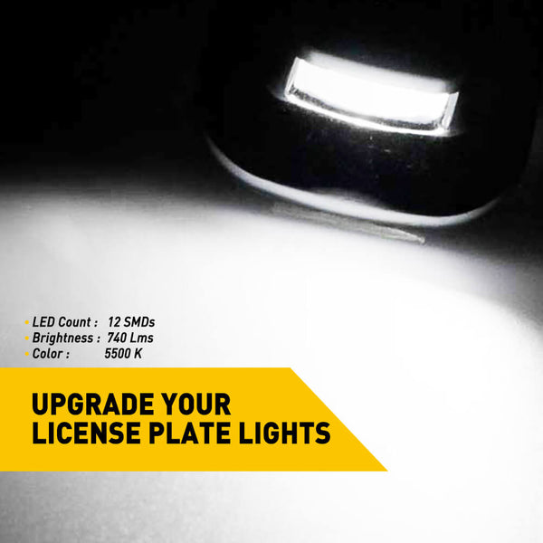 LED License Plate Lights For 1988-2000 Chevrolet C/K 1500 | 2500 | 3500 Pickup