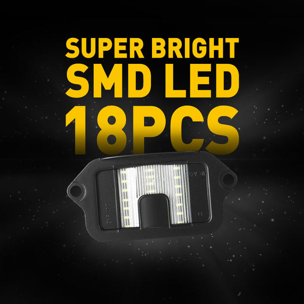 LED License Plate Lights Tag Light Lamp Assembly for 2005-2009 Ford Mustang