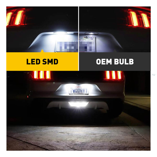 LED License Plate Lights Tag Light Lamp Assembly for 2015-2022 Ford Mustang