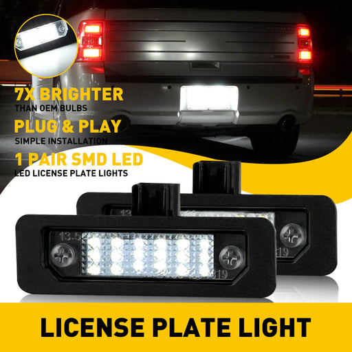 LED License Plate Lights Tag Light Lamp Assembly for Ford, Lincoln, Mercury