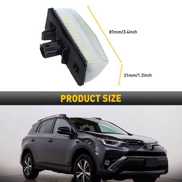 LED License Plate Lights Tag Light Lamp Assembly for Toyota, Lexus, Scion Models