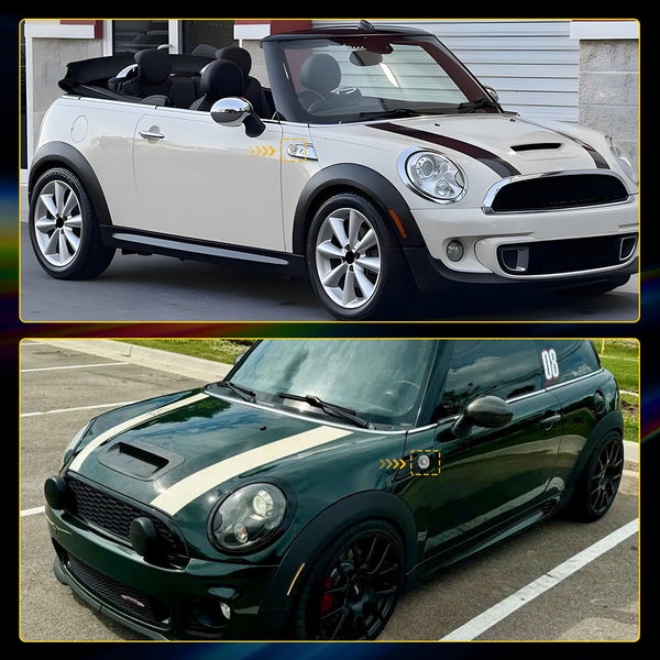 LED Side Marker Light Clear for MINI Cooper R55 R56 R57 R58 R59 (2nd Gen) 2005-2015