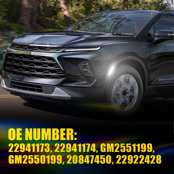 LED Side Marker Light for Chevrolet Blazer 2019-2021, White, Front Bumper