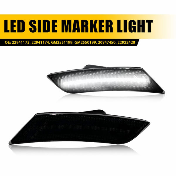 LED Side Marker Light for Chevrolet Blazer 2019-2021, White, Front Bumper