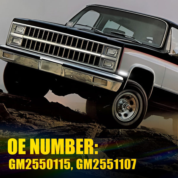 LED Side Marker Light for Chevrolet C10/C20/C30 & GMC 1981-1991, Smoked Lens, White, Front