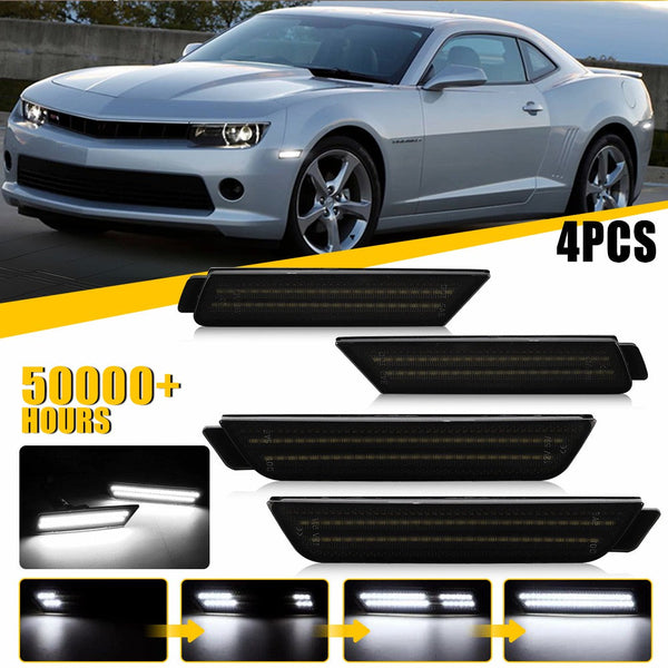LED Side Marker Light for Chevrolet Camaro 2010-2015, Dynamic, Front & Rear