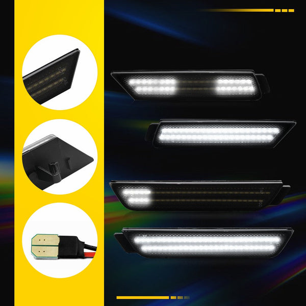 LED Side Marker Light for Chevrolet Camaro 2010-2015, Dynamic, Front & Rear