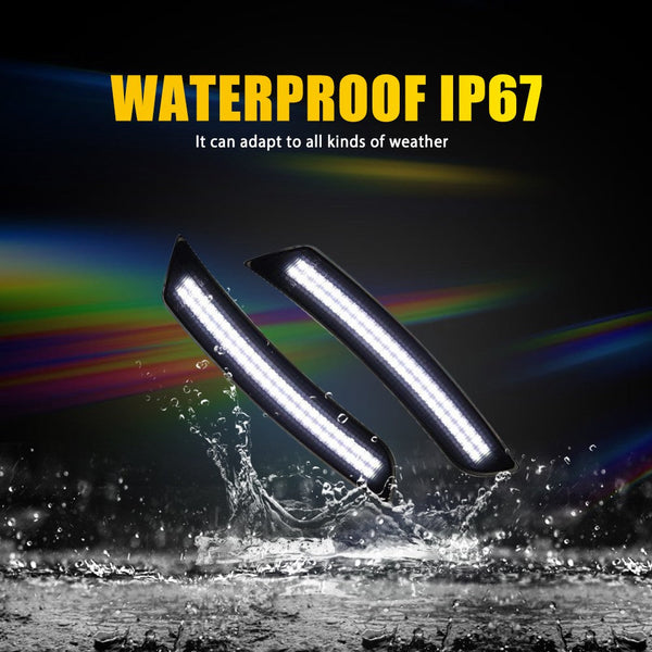 LED Side Marker Light for Chevrolet Camaro 2016-2023, Dynamic, Front & Rear