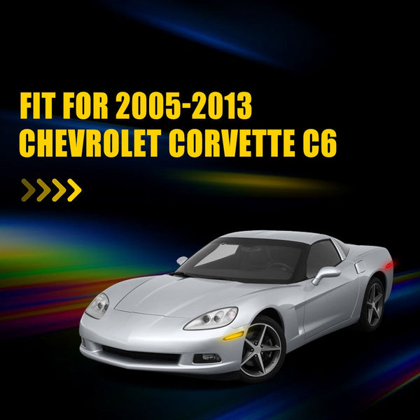 LED Side Marker Light for Chevrolet Corvette C6 2005-2013, Amber/Red