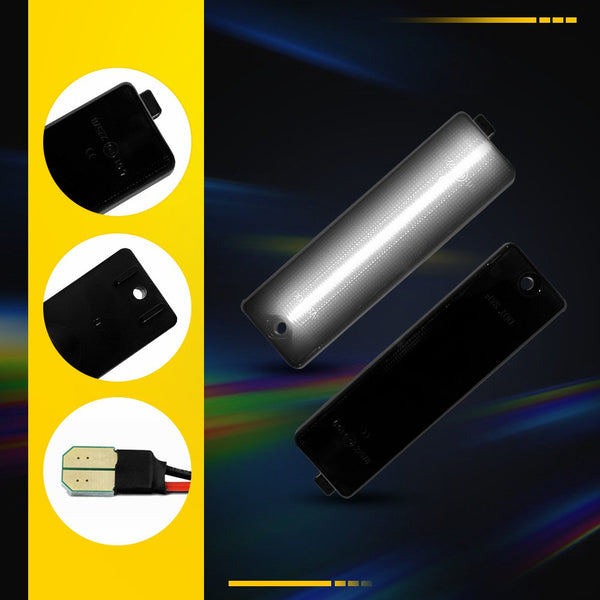 LED Side Marker Light for Chevy Camaro 1993-2002, White, Rear