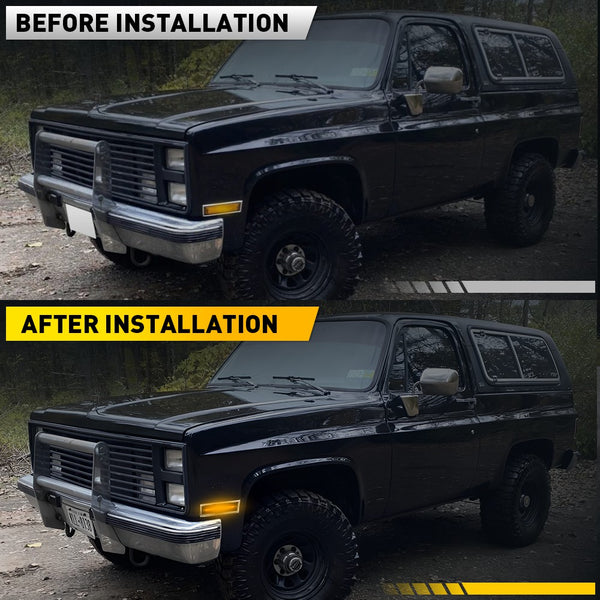 LED Side Marker Light for Chevy K5 Blazer/Suburban & GMC Jimmy 1981-1991, Front