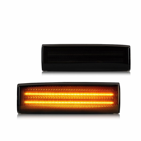 LED Side Marker Light for Chevy S10 Blazer/GMC S15 Jimmy 1983-1994, Smoked Lens, Front Park/Signal