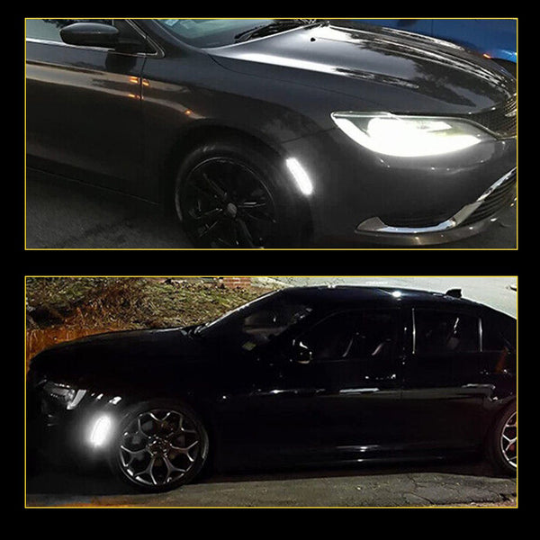 LED Side Marker Light for Chrysler 200 2015-2017, Smoked Lens, Front L&R