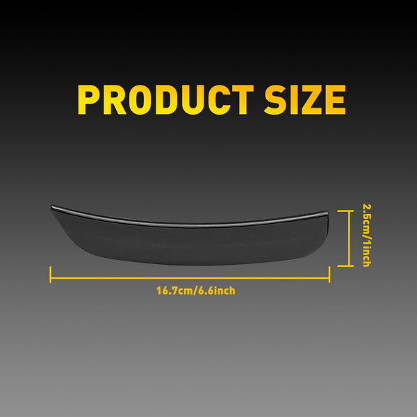 LED Side Marker Light for Chrysler 300 2015-2023, Smoked Lens, Amber, Front