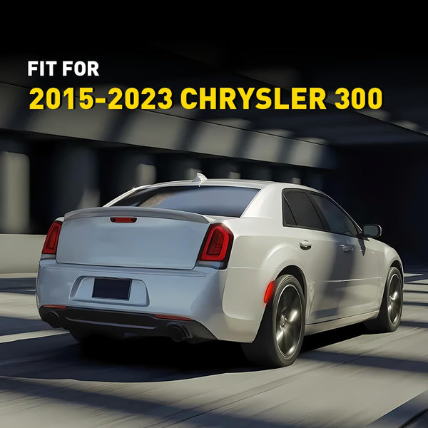 LED Side Marker Light for Chrysler 300 2015-2023, Smoked Lens, Rear L&R