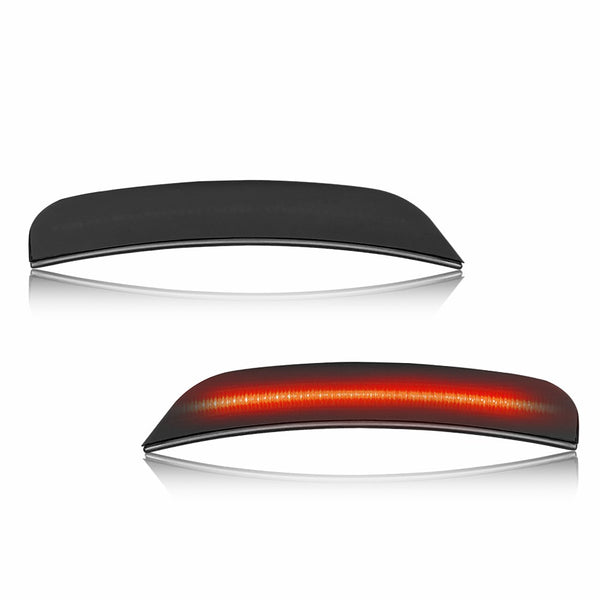 LED Side Marker Light for Chrysler 300 2015-2023, Smoked Lens, Rear L&R