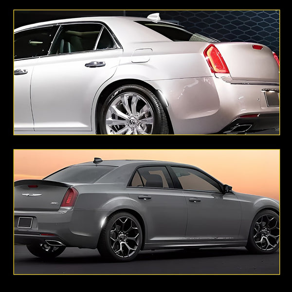 LED Side Marker Light for Chrysler 300 2015-2023, White, Rear, Smoked Lens